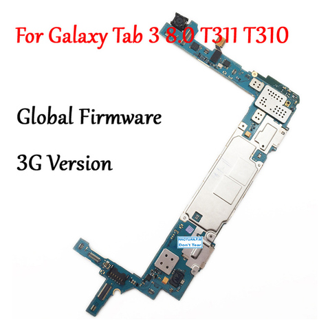 Tested Full Work Unlock Motherboard For Samsung Galaxy Tab 3 8.0 T310 T311 SM-T311 Circuit Electronic Panel Global Firmware ► Photo 1/6