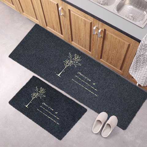 Cute bathroom mat set Kitchen rug European style floor mat kitchen non-slip carpet, oil-proof mat carpet set rug ► Photo 1/1