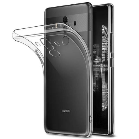 Luxury Silicon Case Phone Back Cover for Huawei Mate 10 Pro Soft TPU Clear Transparent 360 Shockproof Armor Mate10Pro 10Pro Capa ► Photo 1/6