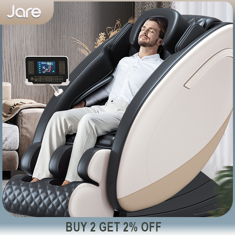 Jare 6655 Full Body 4d Zero Gravity Electric Price Leather Parts Luxury Cheap Portable Recliner Machine Foot Massage Chair ► Photo 1/6