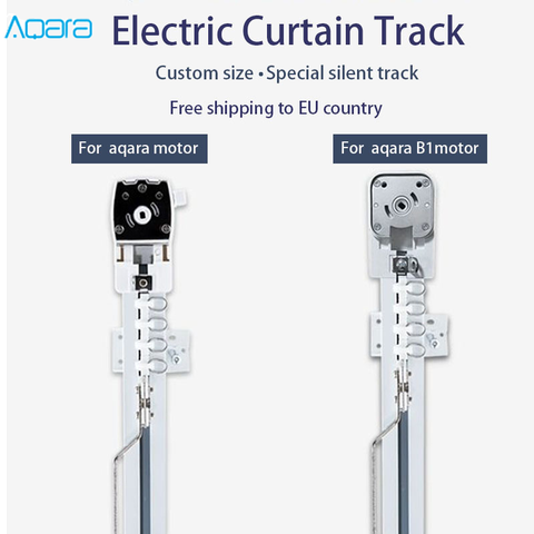 Smart Electric Curtain Track for aqara /aqara B1 Curtain Motor Super Quite silence  curtain rail for Aqara smart home free to EU ► Photo 1/6