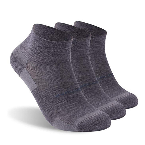 Athletic Running Socks, ZEALWOOD Unisex Merino Wool Anti-blister Cushion Hiking Socks,1/3 Pairs ► Photo 1/6
