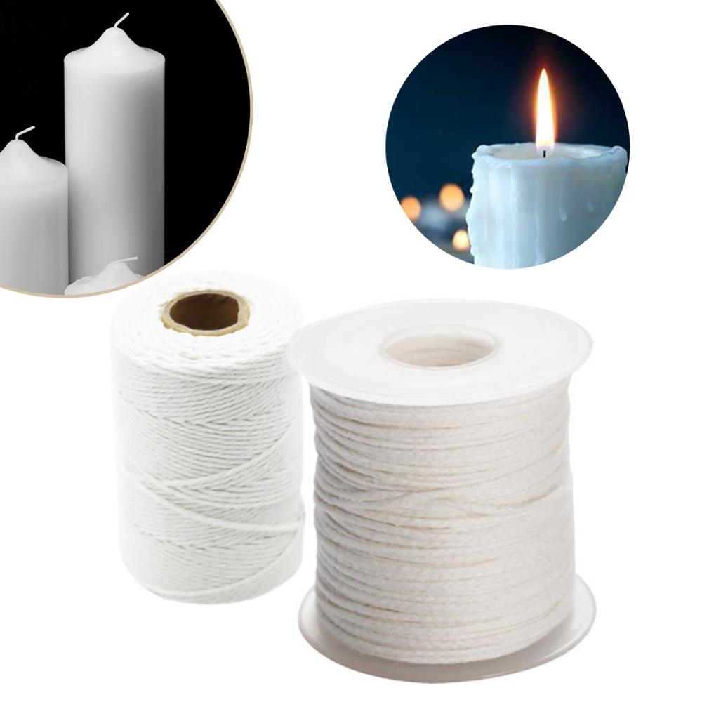 1Pcs 61m Quality Cotton Braid Candle Wicks Core White Woven Wicks DIY  Candle Making Material Non-smoke Oil Lamp Candles Supplies - Price history  & Review, AliExpress Seller - ROSIE Store