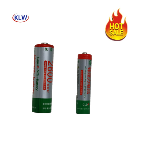 High energy efficiency and low self-discharge Rechargeable 1.6V  AA  AAA  Ni Zn battery with 2 way intelligent battery charger ► Photo 1/6