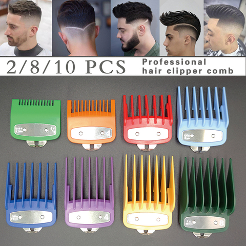 Colorful Hair Clipper Cutting Comb Guards Limited Comb Tools Barber Replacement Kit for Cutting Head professional Hair Clipper 5 ► Photo 1/6
