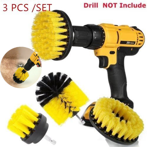Hot Sale Electric Drill Brush Kit Tile Grout Scrubber Cleaning Drill Nylon Brushes Tub Cleaner Kit Wood Grinding Polishing Tool ► Photo 1/6