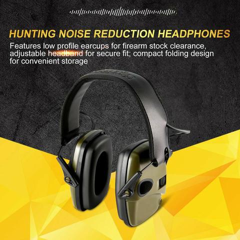 Foldable Electronic Shooting Earmuff Impact Sport Anti-noise Ear Protector Sound Amplification Tactical Hear Protective Headset ► Photo 1/6