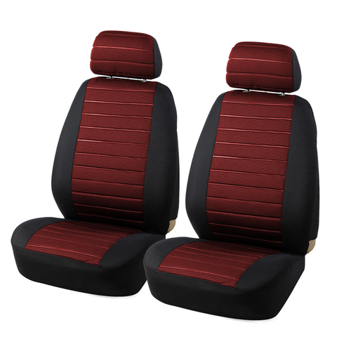 AUTOYOUTH Brand 2PCS Car Seat Covers 5MM Foam Airbag Compatible Universal Fit Most Vans Minibus Separated Car Seat ► Photo 1/6