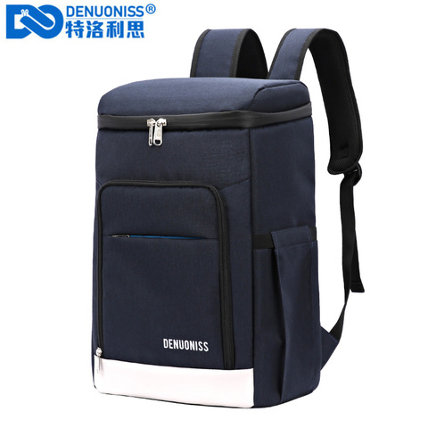 DENUONISS Suitable Picnic Cooler Backpack Thicken Waterproof Large Thermo Bag Refrigerator Fresh Keeping Thermal Insulated Bag ► Photo 1/6