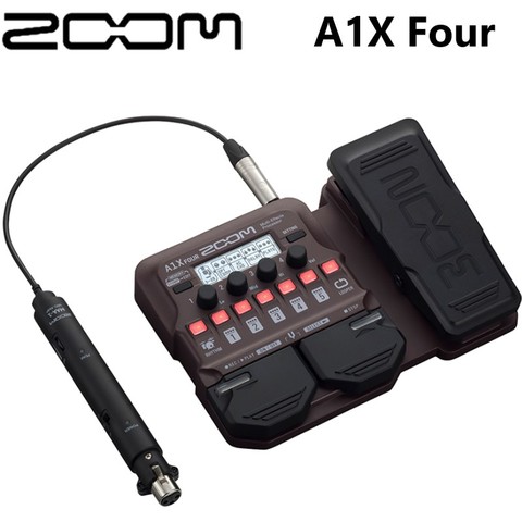 ZOOM A1X FOUR Acoustic Instrument Multi-Effects Processor Pedal for Acoustic Guitar,Saxophone,Trumpet,Violin,Harmonica,Bass ► Photo 1/6