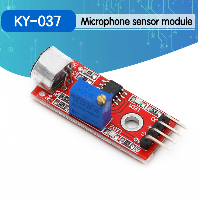 Microphone Sensor AVR PIC High Sensitivity Sound Detection Module For Arduino 