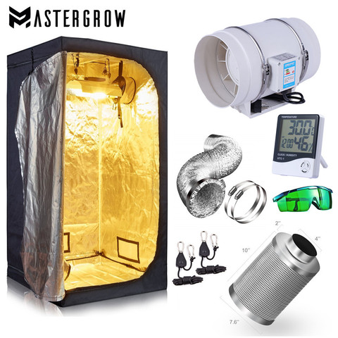 Grow Tent Room Kit（No Led Light in This Kit！） Hydroponic Growing System+4