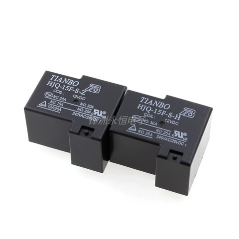 Free Shipping 100% new original TIANBO relay 5Pcs/lot HJQ-15F-S-H-12VDC HJQ-15F-S-H 12VDC 30A 5PIN ► Photo 1/2