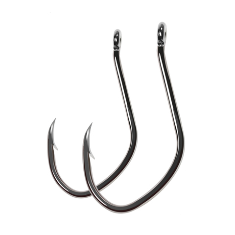 100pcs Freshwater Saltwater Fishing High Carbon Steel Barbed Catfish Hook Big Baithook For Snapper Tuna Perch 8 6 1/0 2/0 3/0 ► Photo 1/6