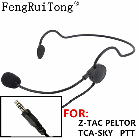 FengRuiTong  tactical headset, adjustable microphone stick NATO Plug for Z-TAC PELTOR TCA-SKY U94 PTT for BAOFENG MOTOROLA YAESU ► Photo 1/1