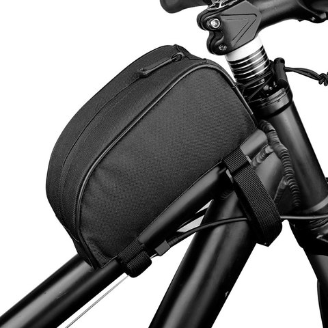 Outdoor sports Bike Front Top Tube Bag Cycling Basket Bicycle Panniers Bycicle Polyester Frame Bag Red Blue Bike Saddle Bags ► Photo 1/6