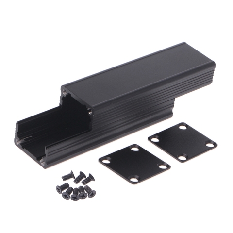 Aluminum Electronic Project Box Instrument Enclosure Case Black 80x25x25mm ► Photo 1/6