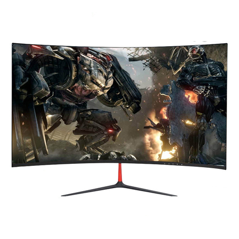 32 Inch LCD Curved Monitor PC 75Hz HD Gaming Monitor 1920×1080p Display Desktop Screen VGA/HDMI Interface 27 inch monitor gamer ► Photo 1/6