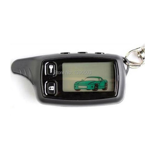 TW9010 LCD Remote Control Keychain for Russian TW 9010 two way car alarm Tomahawk TW-9010 Key TW-7000 D900 SL-950 LR-950 TW7000 ► Photo 1/4