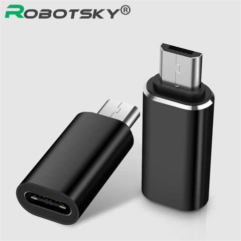Type C  to Micro USB Adapter Male to Female Android Phone Charging Data Transfer Converter USB C to Microusb OTG Adapter ► Photo 1/6