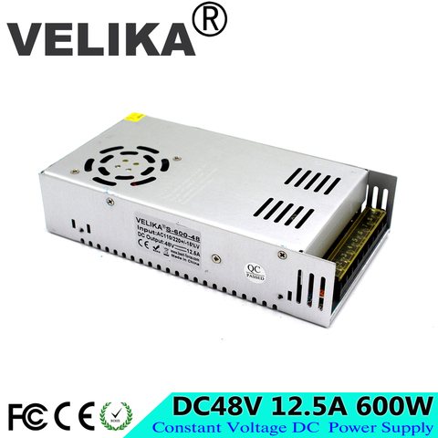 Small Volume Single Output 600W 48V 12.5A Switching Power Supply Transformer AC110V 220V TO DC SMPS for LED Light CNC Stepper ► Photo 1/1