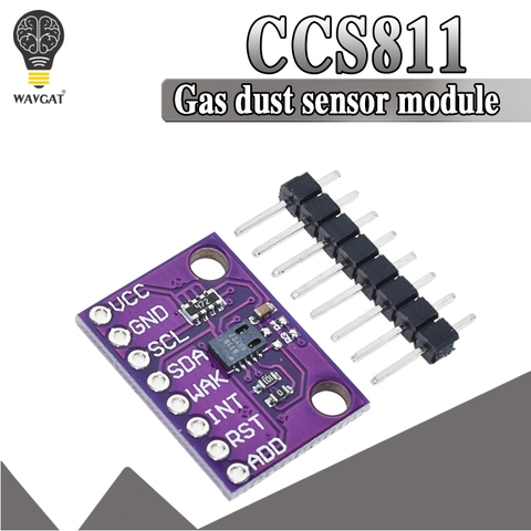 Gas Sensor Carbon Dioxide Detection Sensor Module CCS811 CO2 eCO2 TVOC Air Quality Detecting I2C Output CJMCU-811 for Arduino ► Photo 1/6