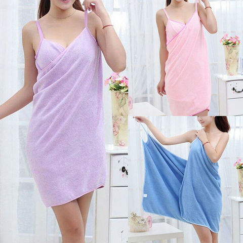 Hirigin 2022 New Women Robes Bath Wearable Towel Dress Girls Women Womens Lady Fast Drying Beach Spa Magical Nightwear Sleeping ► Photo 1/6