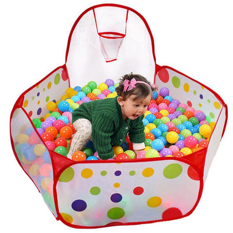 Folding Kids Playpen Ocean Ball Game Pool Portable Children Game Play Tent In/Outdoor Playing House Pool Pit Kids Tent Toy ► Photo 1/6