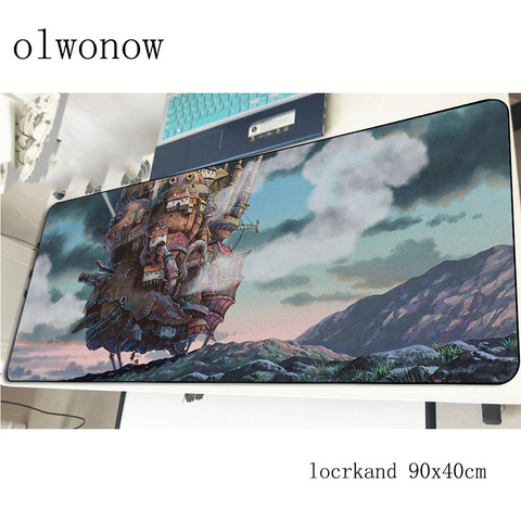 Howl's Moving Castle pad mouse computer gamer anime mouse pad 900x400x3mm padmouse cheapest mousepad gadget office desk mats ► Photo 1/5