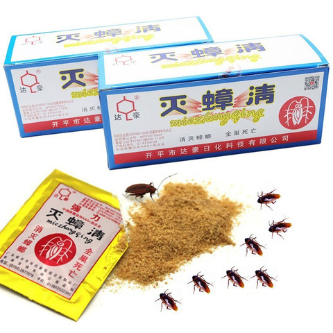 10PCS/Lot Effective Killer Cockroach Powder Bait Special Insecticide Bug Beetle Insect Roach Killer Anti Pest Reject Trap Pest ► Photo 1/6