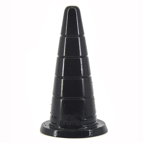 FAAK Anal plug sex toys for women insert Ass anal adult game Imitation traffic cone Smooth soft PVC health dildo Masturbate toys ► Photo 1/6