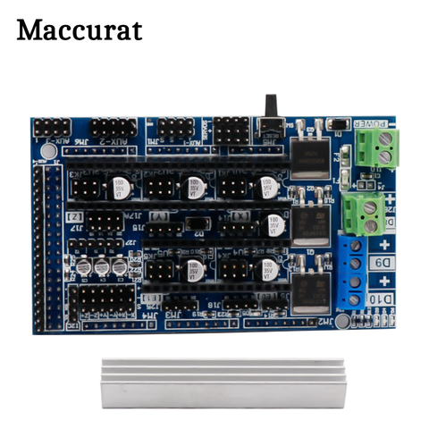 1pc Ramps1.6 R6 Control Mainboard Ramps 1.6 Motherboard 4 Layers PCB Reprap Mendel Prusa Board Ramps Panel Compatible Mega 2560 ► Photo 1/6