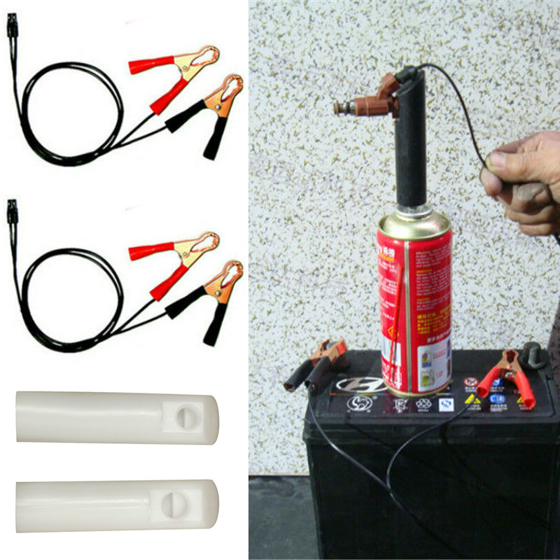 4pcs Fuel Injector cleaner Nozzle shape Car Flush Adapter Tools Set Nozzle Kit Accessories Equipment ► Photo 1/1