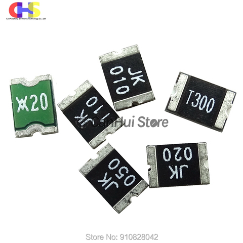 20PCS 1812 0.05A 0.1A/0.2A/0.5A/0.75A/1.1A/1.5A/1.6A/2A/2.6A/3A/3.5A SMD Resettable Fuse PPTC PolySwitch Self-Recovery Fuse ► Photo 1/1