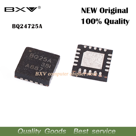 5PCS BQ25A BQ707 BQ07A BQ717 BQ725 BQ727 BQ737 BQ738 BQ24725A BQ24707 BQ24707A BQ24717 BQ24725 BQ24727 BQ24737 BQ24738 IC Chip ► Photo 1/3