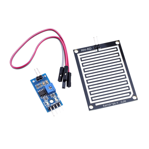 1set/lot Snow/Raindrops Detection Sensor Module Rain Weather Module Humidity For Arduino ► Photo 1/6