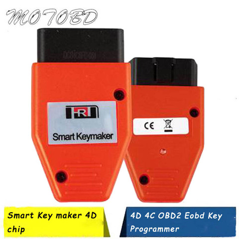 Smart Key Maker 4D 4C Chip Smart Keymaker OBD2 Eobd Key Programmer (Red Color) Automotive Tools ► Photo 1/6