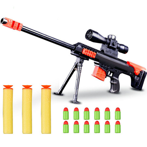 Soft Bullet Gun Sniper Rifle Airsoft Air Guns Plastic Blaster