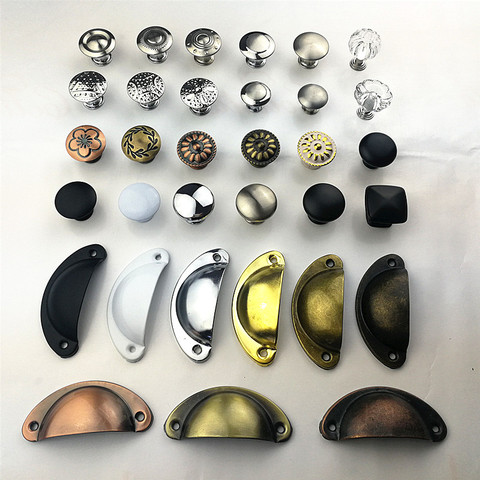 variety style color Stainless steel Door Drawer Cabinet Wardrobe Pull Handle Knobs furniture Hardware handle Wholesale ► Photo 1/5