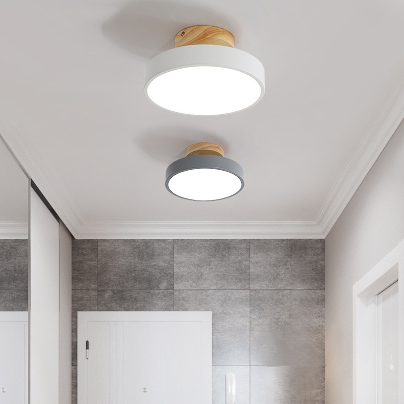 Nordic Wood Led Ceiling Light Fixture Modern Indoor Hallway Aisel Small Lighting Luminaire Bedroom Round Lamp Acrylic Home Decor History Review Aliexpress Er Bealightful Alitools Io - Contemporary Indoor Ceiling Lights