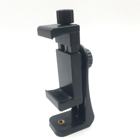 Universal Tripod Mount Adapter Cell Phone Clipper Holder Vertical 360 Rotation Tripod Stand for iPhone X 7 plus for Samsung ► Photo 1/6