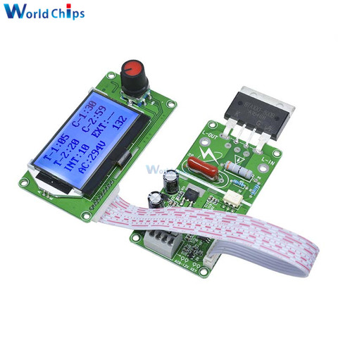 40A 100A Spot Welder Controller Board Dual Pulse LCD Digital Display Spot Welding Machine Control for 18650 Spot Weld ► Photo 1/6