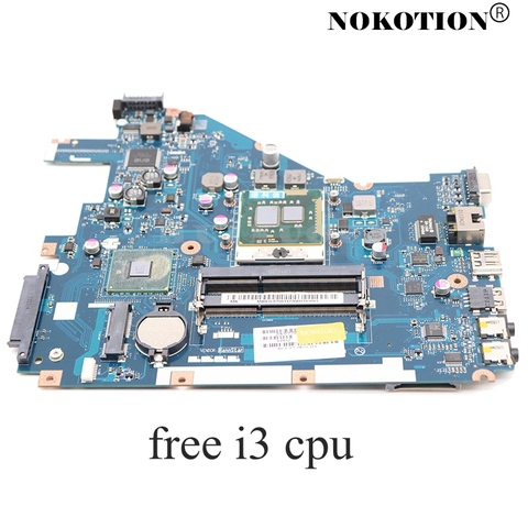 NOKOTION PEW71 LA-6582P MBR4L02001 MB.R4L02.001 Main board for ACER aspire 5742 laptop motherboard MBRJW02001 HM55 free i3 cpu ► Photo 1/6