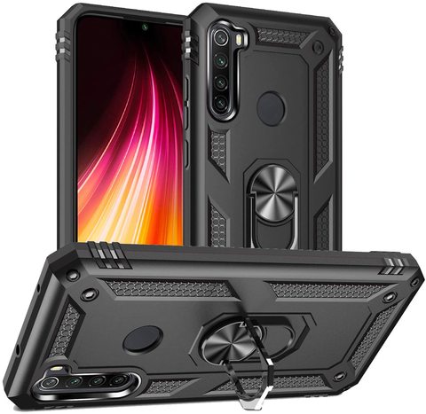 for Xiaomi Redmi Note 8T Case Cover Armor Rugged Military Shockproof Magnetic Car Holder Ring Case for Xiaomi Redmi Note 8T 8 T ► Photo 1/5