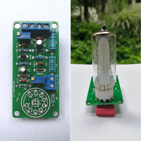 6E2 Tube Cat Eye Driver Board Audio Level Fluorescent Indicator Radio Tube Amplifier Volume Indication Preamp ► Photo 1/5