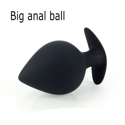 Silicone Big Butt Plug Prostate Massager Huge Anal Ball Dilatador Anal Plugs Erotic Toys for Women Men Anal Beads Butplug ► Photo 1/6