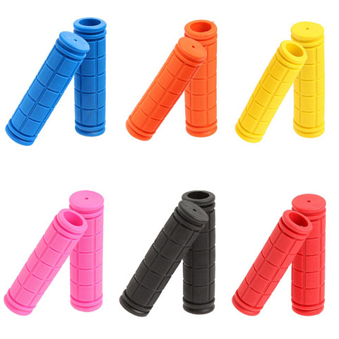 2pcs 12cm Rubber Bike Handlebar Grips Cover BMX MTB Mountain Bicycle Handle Anti-skid Bicycles Bar Grips Fixed Gear Bicycle Part ► Photo 1/6