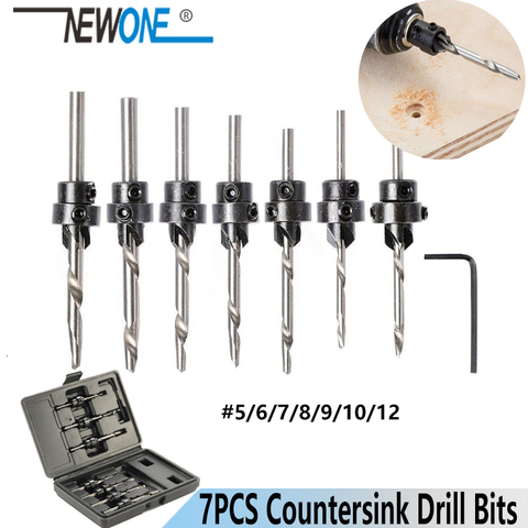 Countersink Drill Bits 5 pc Set