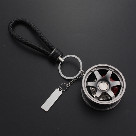 Car Keychain Aluminum Alloy Rim Model RAYS TE37 Wheel Keyring For Auto Accessories Moto Key Ring For Keys Key Chains Trinket ► Photo 1/6