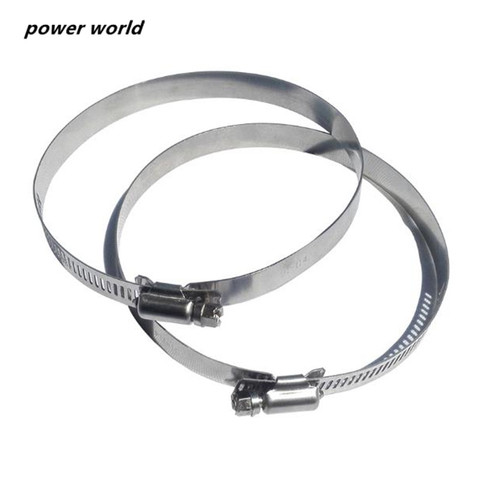 Hot Sale High Qulity 304 Stainless Steel Adjustable Drive Hose Clamp Fuel Pipe Tube Clips Water ► Photo 1/2